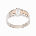 серебряное кольцо с цирконом  57204970